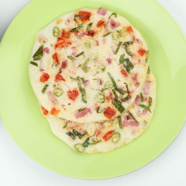 Onion Tomato Uttapam.
