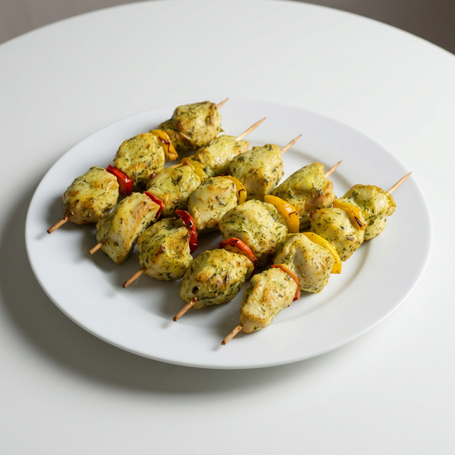 Hariyali Chicken Kabab.