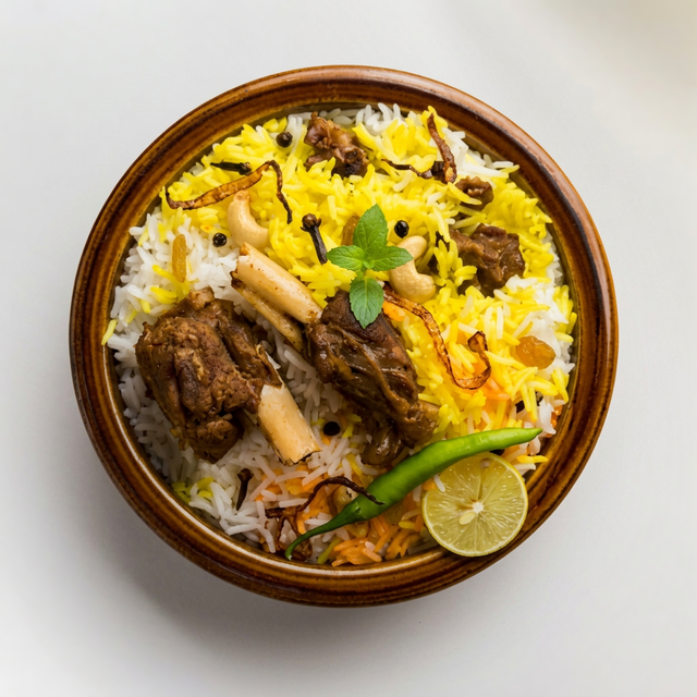 Goat Pulao.