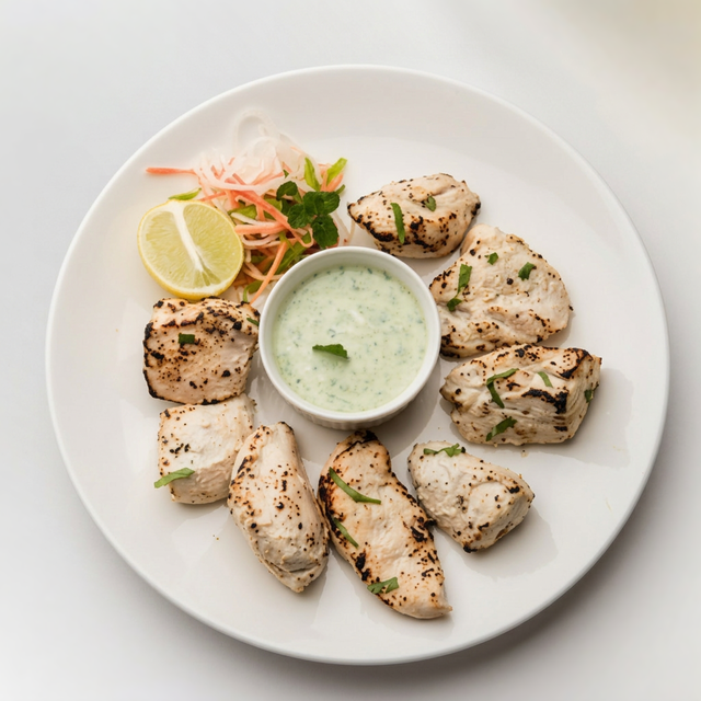 Malai Chicken Kabab.