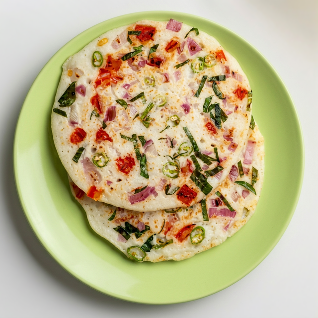 Onion Tomato Uttapam.